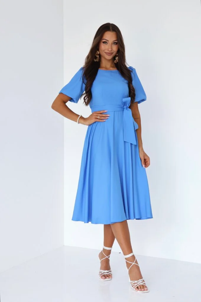 Blue midi dress DANA Collection